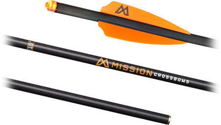 Mission Archery 19 Inch 264 Grain Lighted Nock Crossbow Bolt 3-Pack