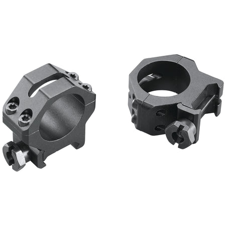 Weaver 48360 Matte Black 1" Medium Four-Hole Skeleton Scope Rings