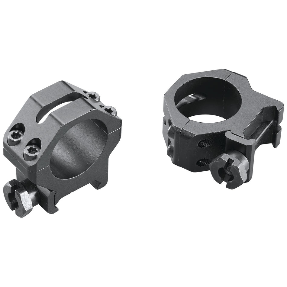 Weaver 48360 Matte Black 1" Medium Four-Hole Skeleton Scope Rings