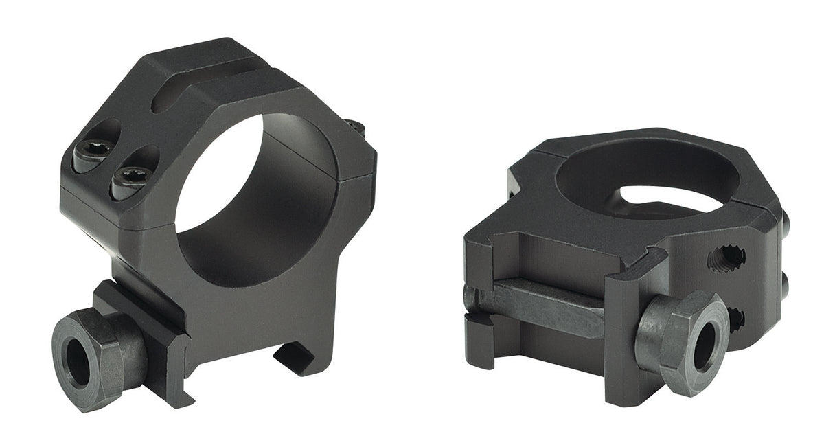 Weaver 48361 Matte Black 1" High Four-Hole Skeleton Scope Rings