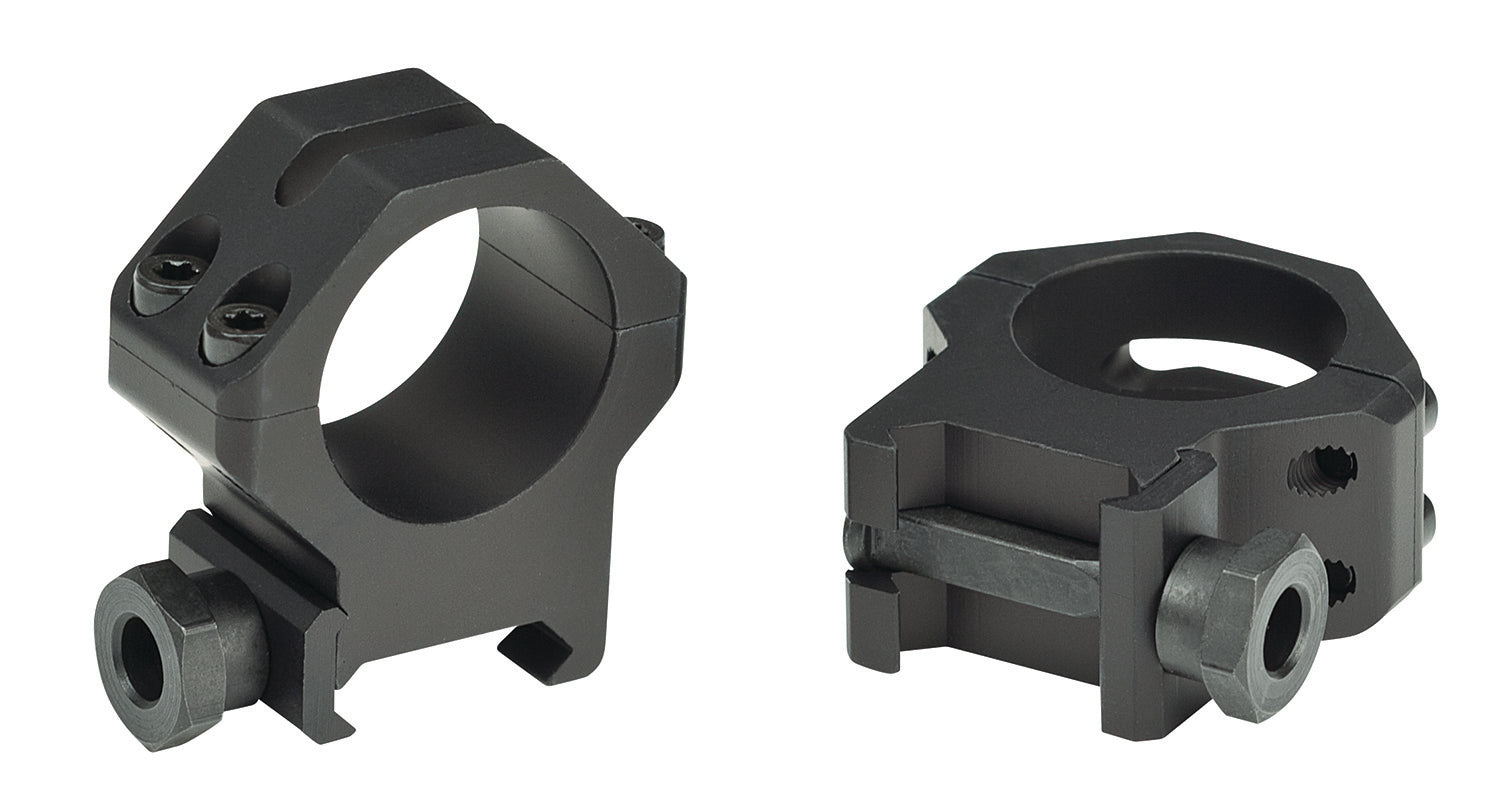 Weaver 48361 Matte Black 1" High Four-Hole Skeleton Scope Rings