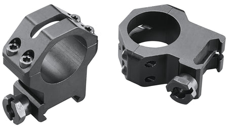 Weaver 48362 Matte Black 1" Extra High Four-Hole Skeleton Scope Rings