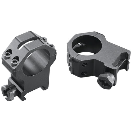 Weaver 48363 Aluminum Matte Black 1" XX High Four-Hole Skeleton Scope Rings