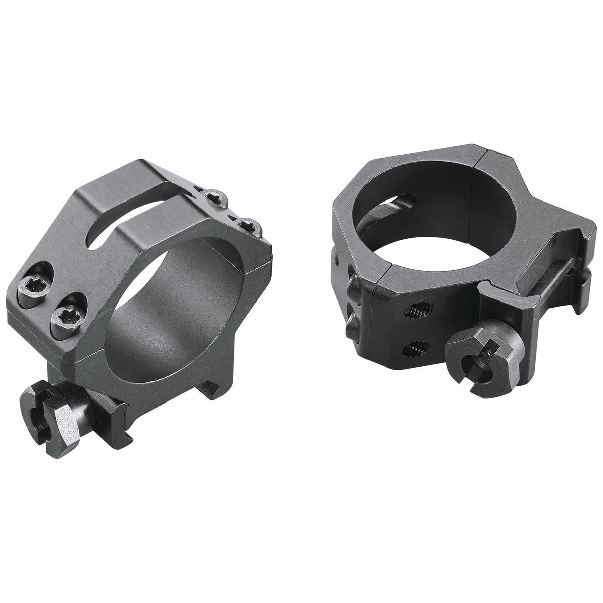 Weaver 48364 Matte Black 30mm Low Four-Hole Skeleton Scope Rings