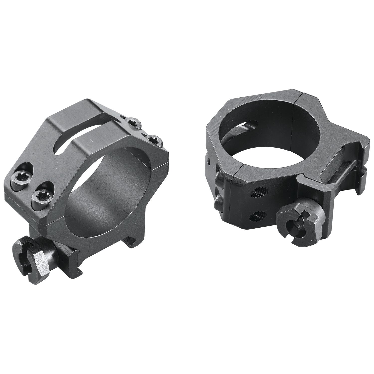 Weaver 48364 Matte Black 30mm Low Four-Hole Skeleton Scope Rings