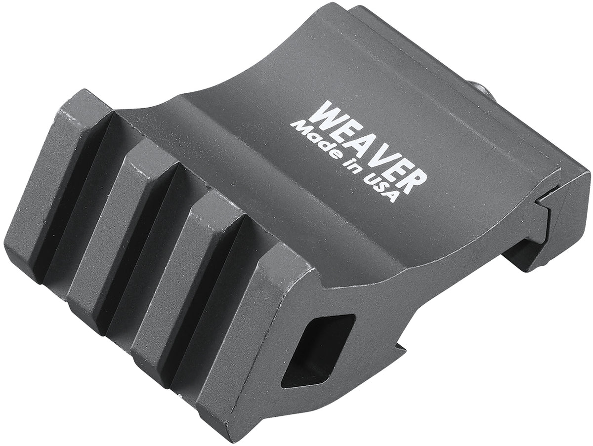 Weaver 99671 Offset Rail Adaptor for Red Dot 0 MOA Black Anodized