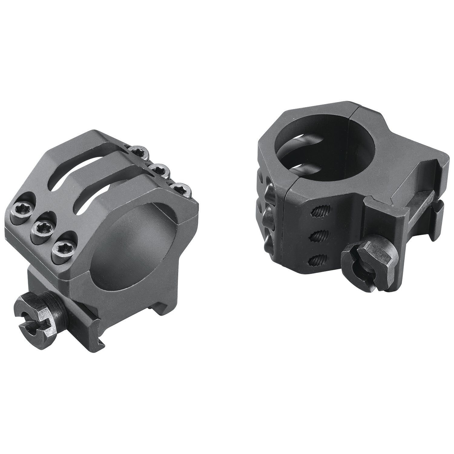 Weaver 99689 Matte Black 1" High Six-Hole Picatinny Scope Rings