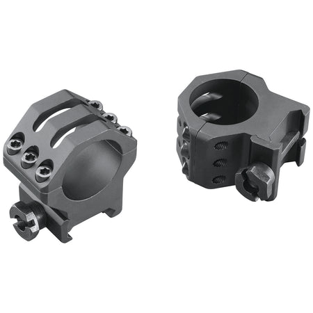 Weaver 99689 Matte Black 1" High Six-Hole Picatinny Scope Rings