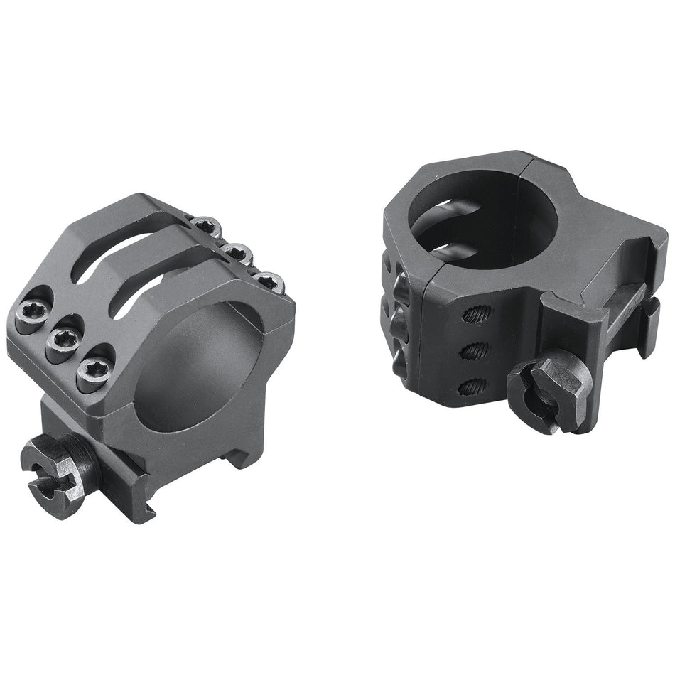 Weaver 99689 Matte Black 1" High Six-Hole Picatinny Scope Rings