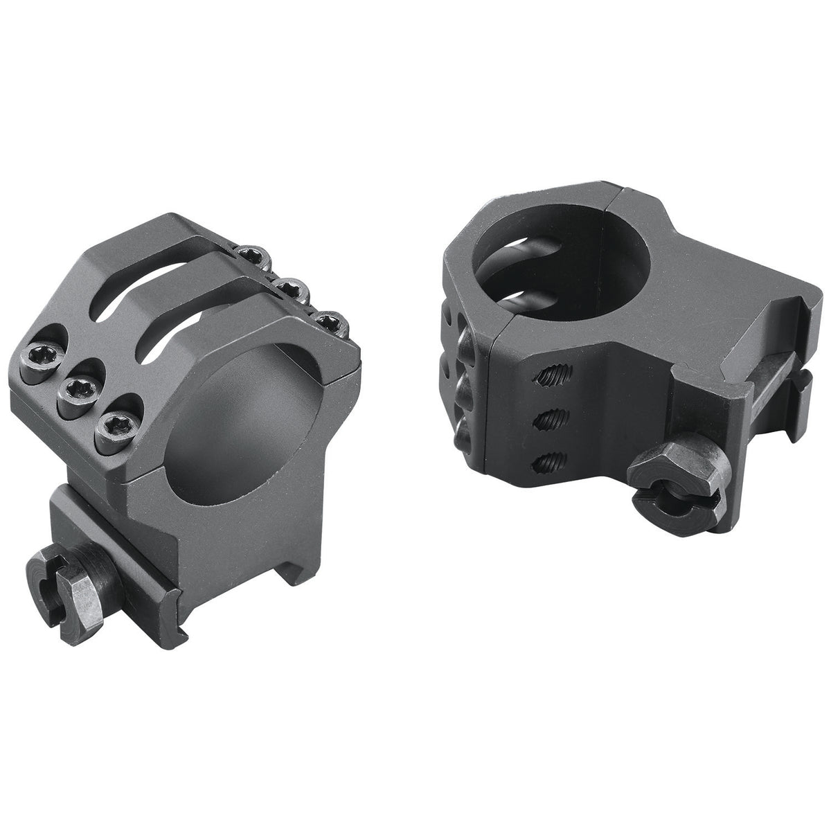 Weaver 99691 Matte Black 1" XX High Six-Hole Picatinny Scope Rings