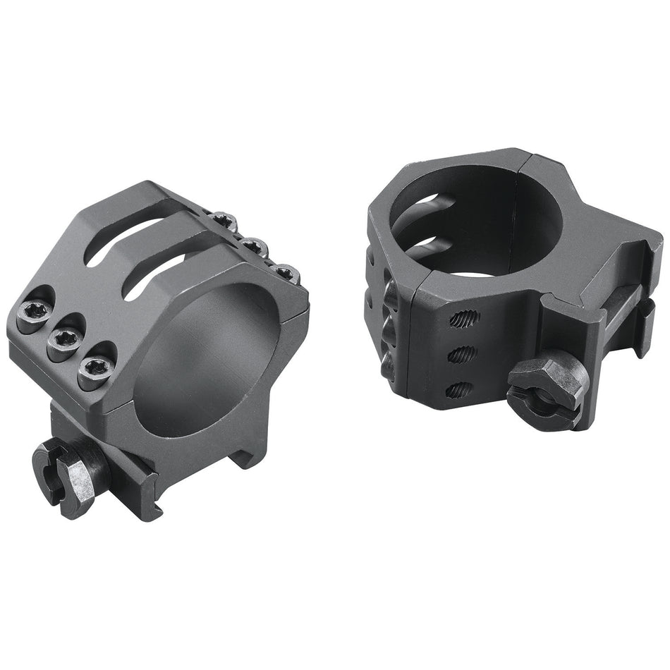 Weaver 99693 Matte Black 30mm Medium Six-Hole Picatinny Scope Rings