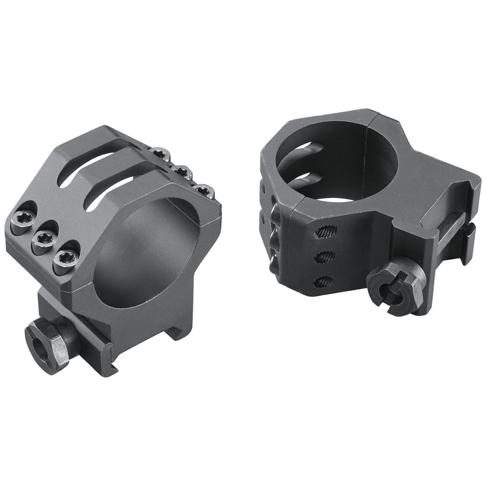 Weaver 99694 Matte Black 30mm High Six-Hole Picatinny Scope Rings