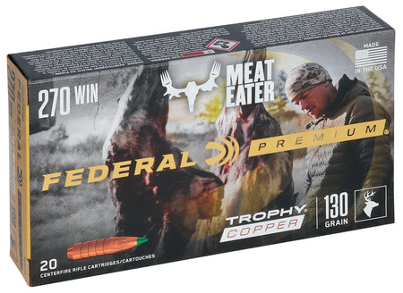 Federal Premium Trophy Copper 130 Grain .270 Winchester 3060 fps