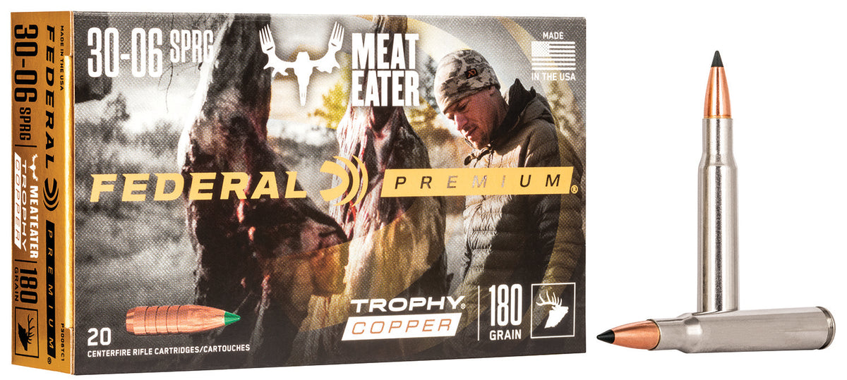 Federal Premium Trophy Copper 180 Grain .30-06 Springfield 2700 fps