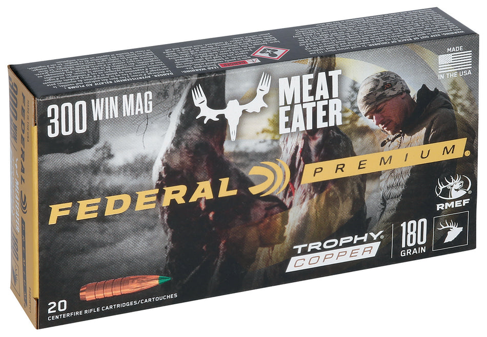 Federal Premium .300 Winchester Mag 180 grain Trophy Copper ammunition