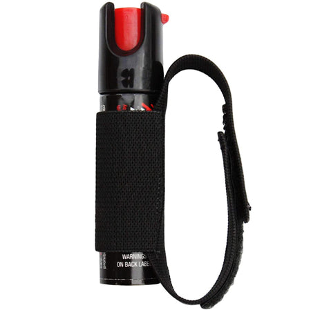 SABRE Black 3-in-1 Pepper Spray Runner with Hand Strap UV Dye