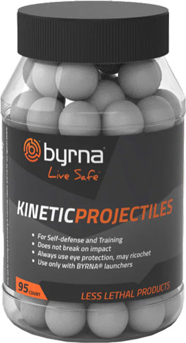 Byrna Kinetic Launcher Projectiles 95 Count .68 Cal Tub