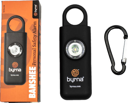 Byrna Banshee Flashing Light and Alarm Personal Distress Device with Clip