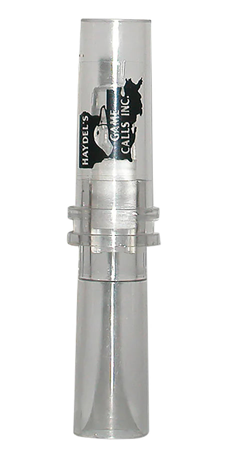 Haydel's XLS83 Avian Specklebelly Call for Long Distance and Wind - Clear Polycarbonate