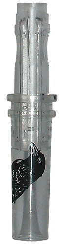 Haydel's Triple Tone TC87 Crow/Hawk Call - Adult, Young & Baby Crow Sounds, Clear Acrylic