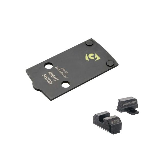 Night Fision Springfield Hellcat Optic Adapter Plate and Blank Sight Combo 507K
