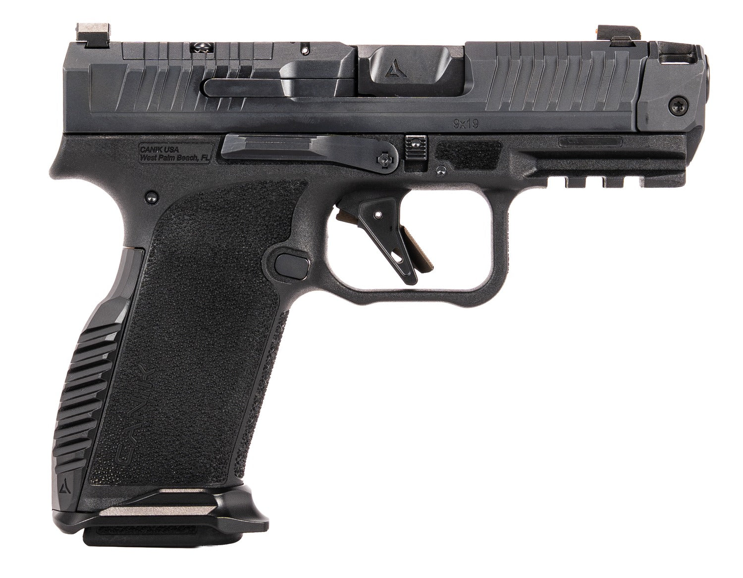 Canik HG8612N Prime Radian Micro-Compact Frame 9mm Luger 10+1 3.80" Compensated Barrel Optic Ready/Serrated Slide