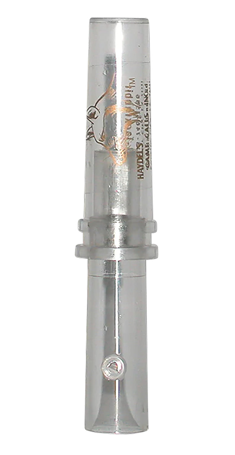 Haydel's Government Hunter GHJ Double Reed Open Call - Baby Rabbit Predator Attractor, Clear Acrylic