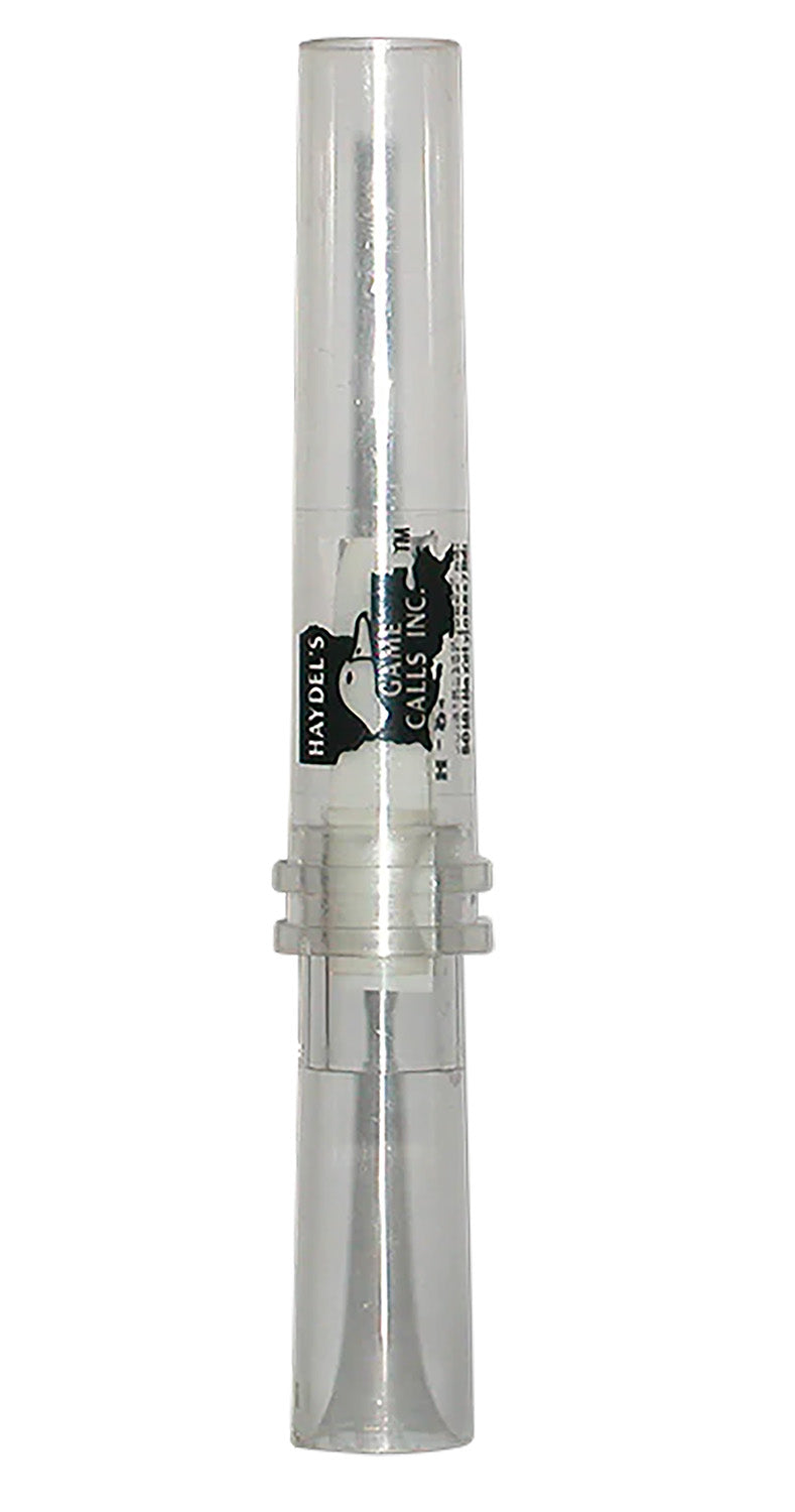 Haydel's Canadian Honker H81 Open Goose Call - Guttural Tones & Comeback, Clear Polycarbonate