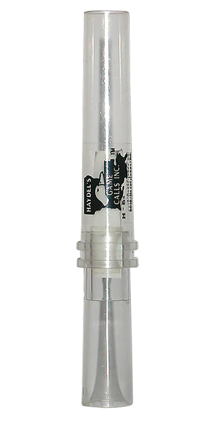 Haydel's Canadian Honker H81 Open Goose Call - Guttural Tones & Comeback, Clear Polycarbonate