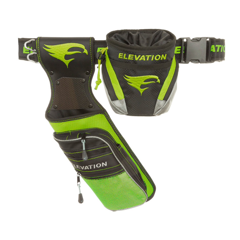 Elevation Nerve Field Quiver Package Green RH Includes Core Release Pouch and Shooters Belt