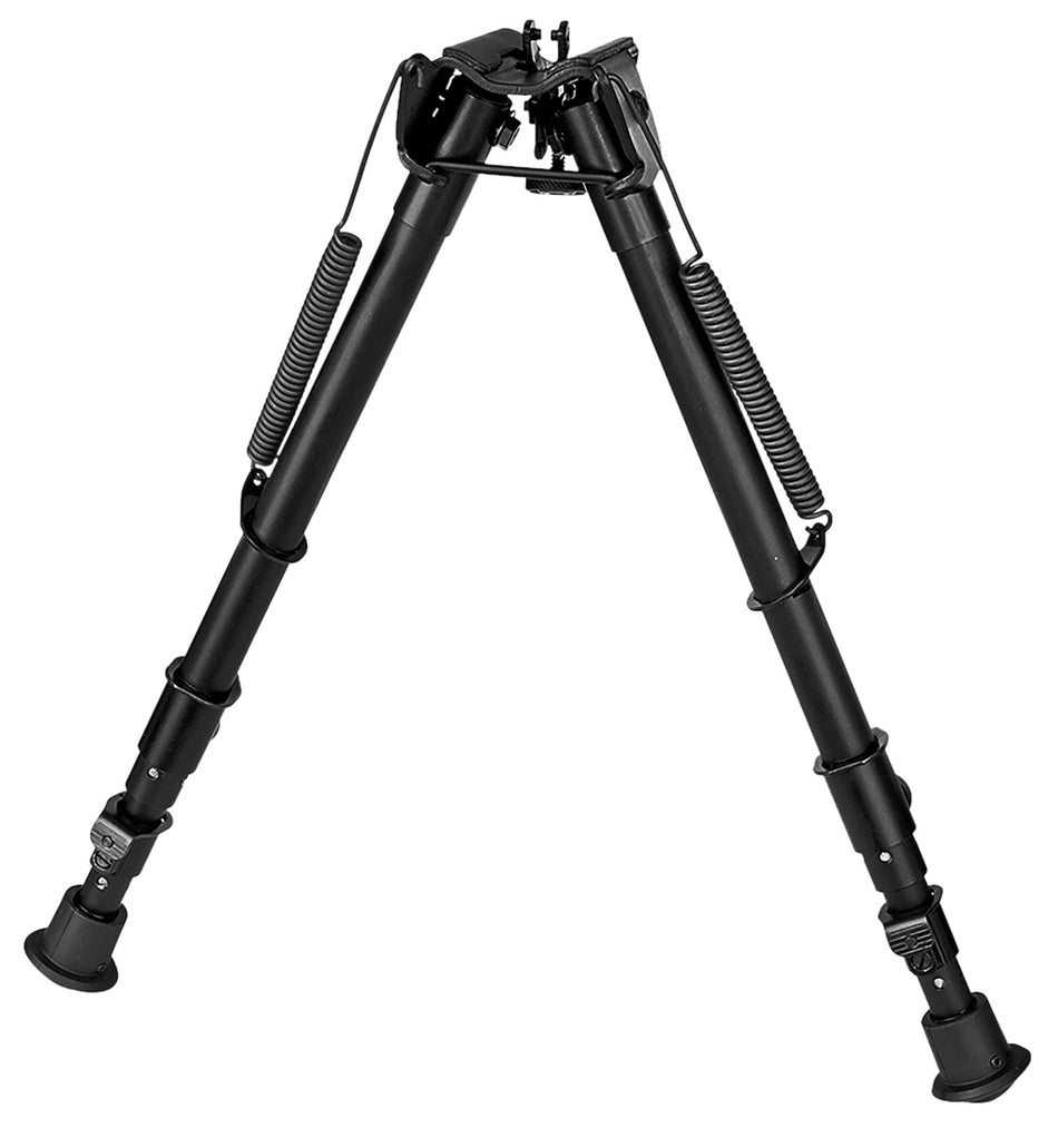 Harris Bipods 251A2 Non-Swivel 12-25" Steel/Aluminum Black with Rubber Feet