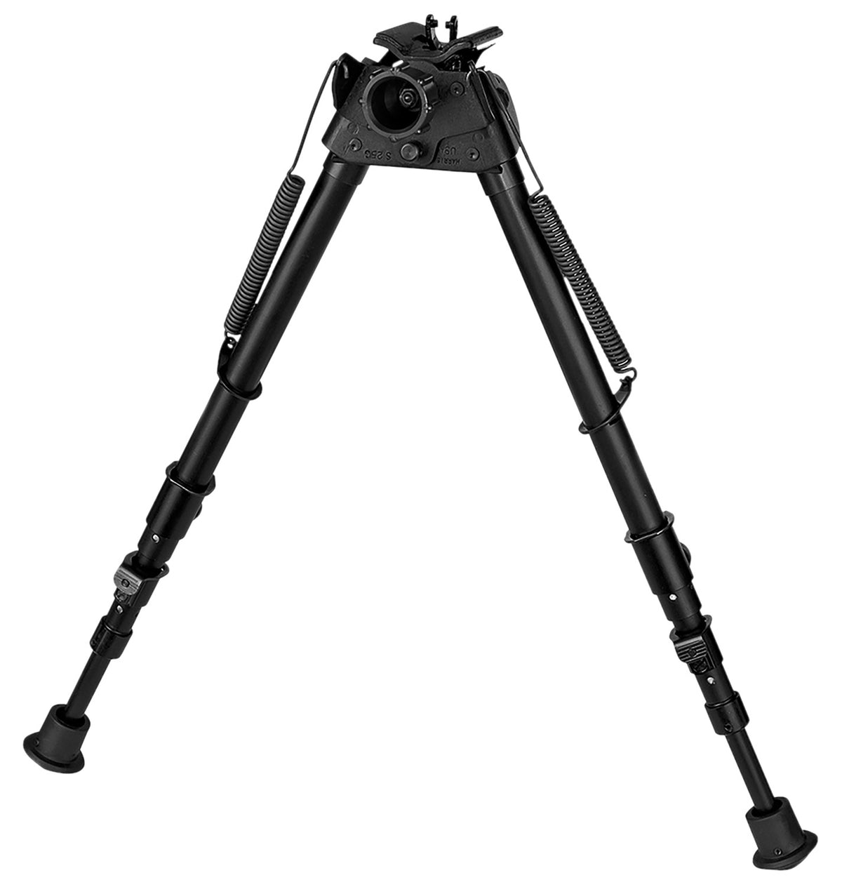 Harris Bipods 25CS Swivel 25C Stud 13.5-27" Steel/Aluminum Black Rubber Feet