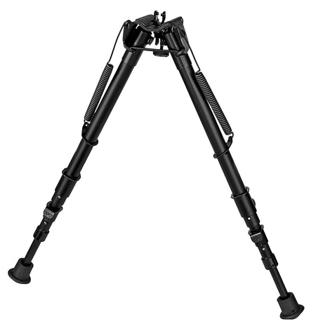 Harris Bipods 25C1A2 Non-Swivel 13.5-27" Steel/Aluminum Black with Rubber Feet