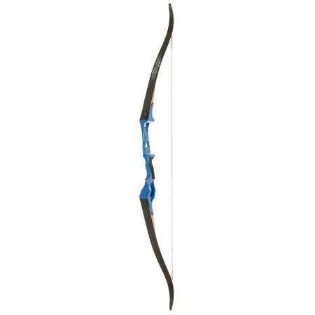 Fin Finder Bank Runner Bowfishing Recurve 35 lb. 58 in. Blue RH Take-Down