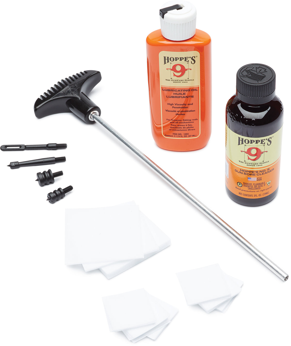 Hoppe's PCO22B .22 Caliber Pistol Cleaning Kit with Clam Pack