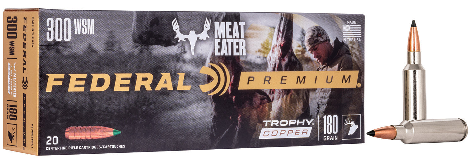 Federal Premium .300 WSM 180 grain Trophy Copper ammunition