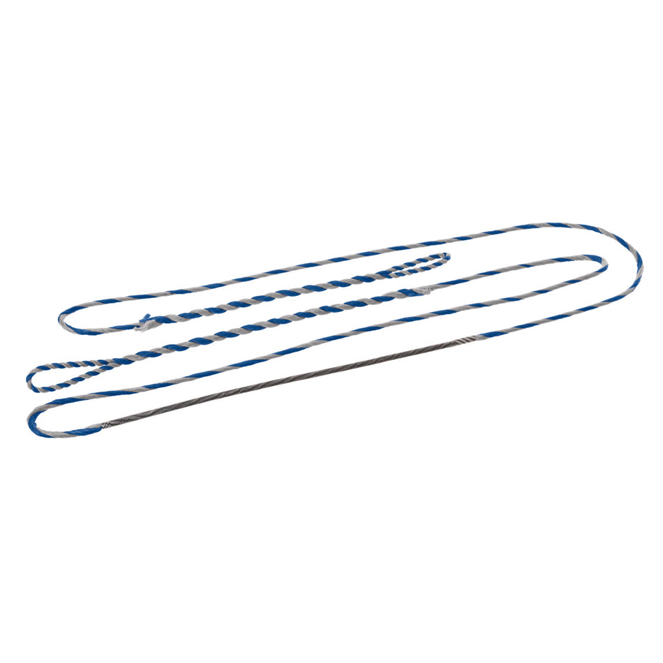 October Mountain Flemish D97 Bowstring 62 in. AMO Blue/Silver Two-Bundle