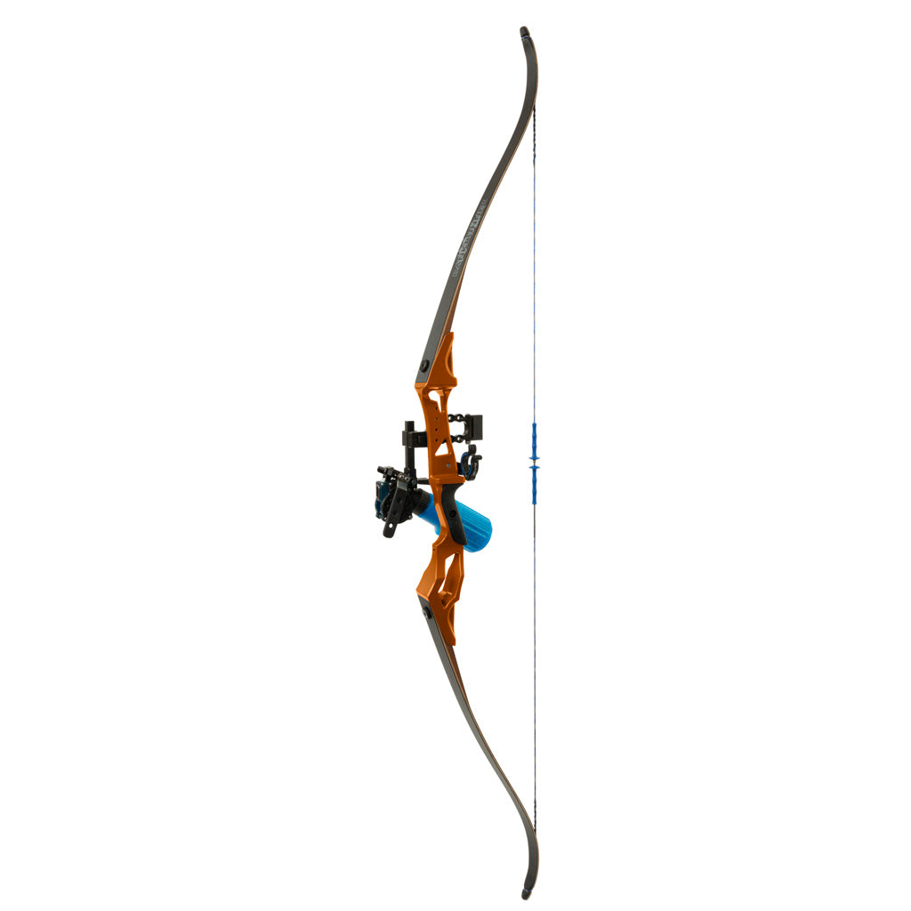 Fin Finder Bank Runner RH Bowfishing Recurve Bow Package Orange 35 lbs.