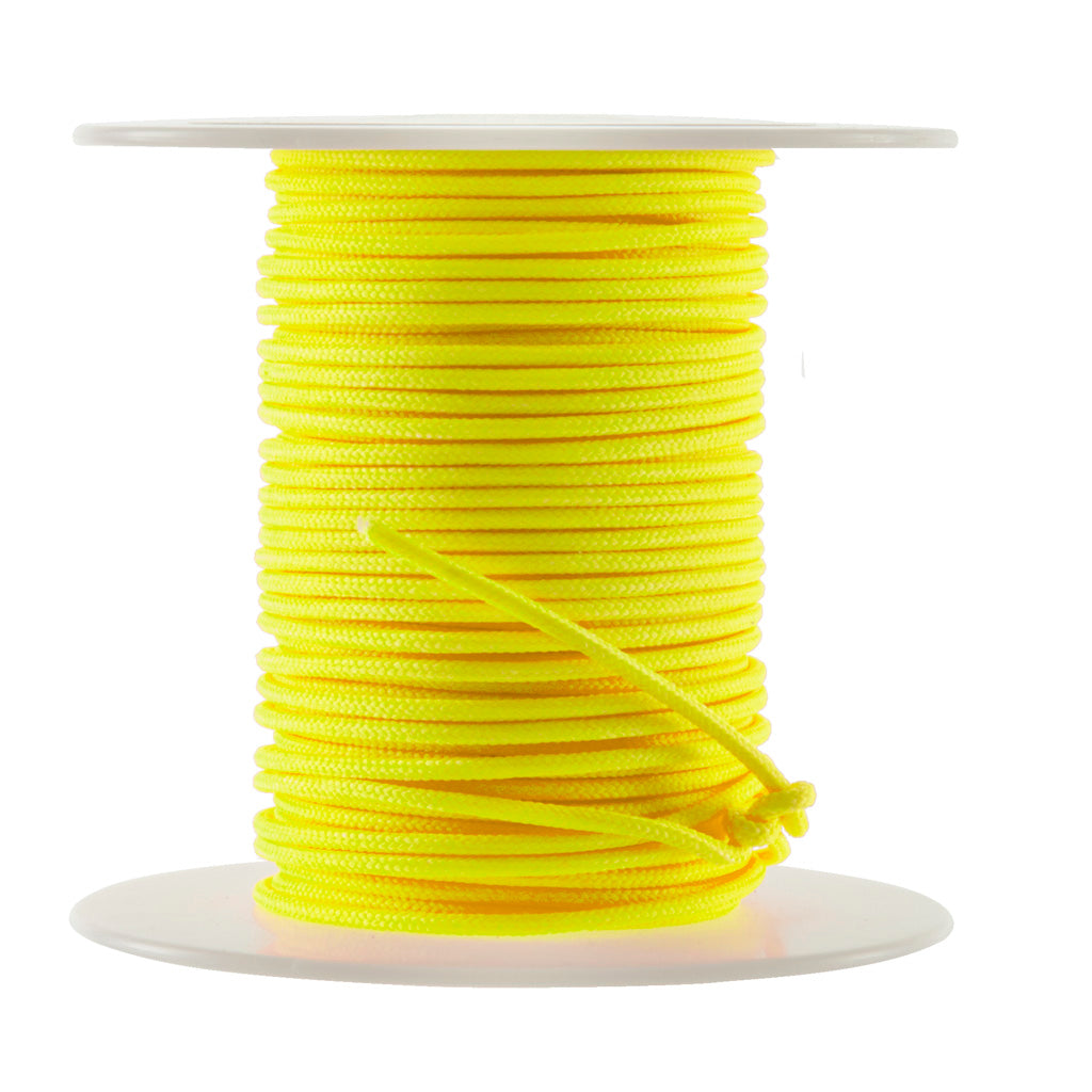 October Mountain Endure-XD Bow Release Loop Rope Fluorescent Yellow 100 ft.
