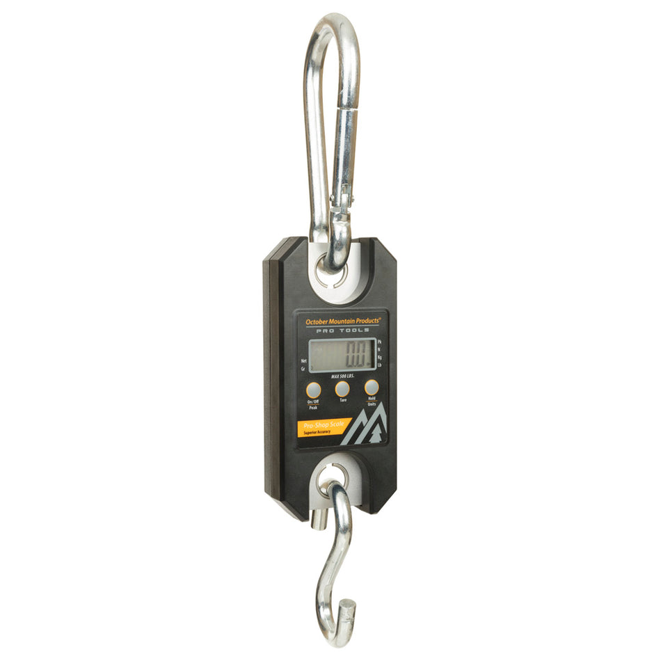 October Mountain Pro Shop Archery Bow Scale with Big Game Capacity 500lb