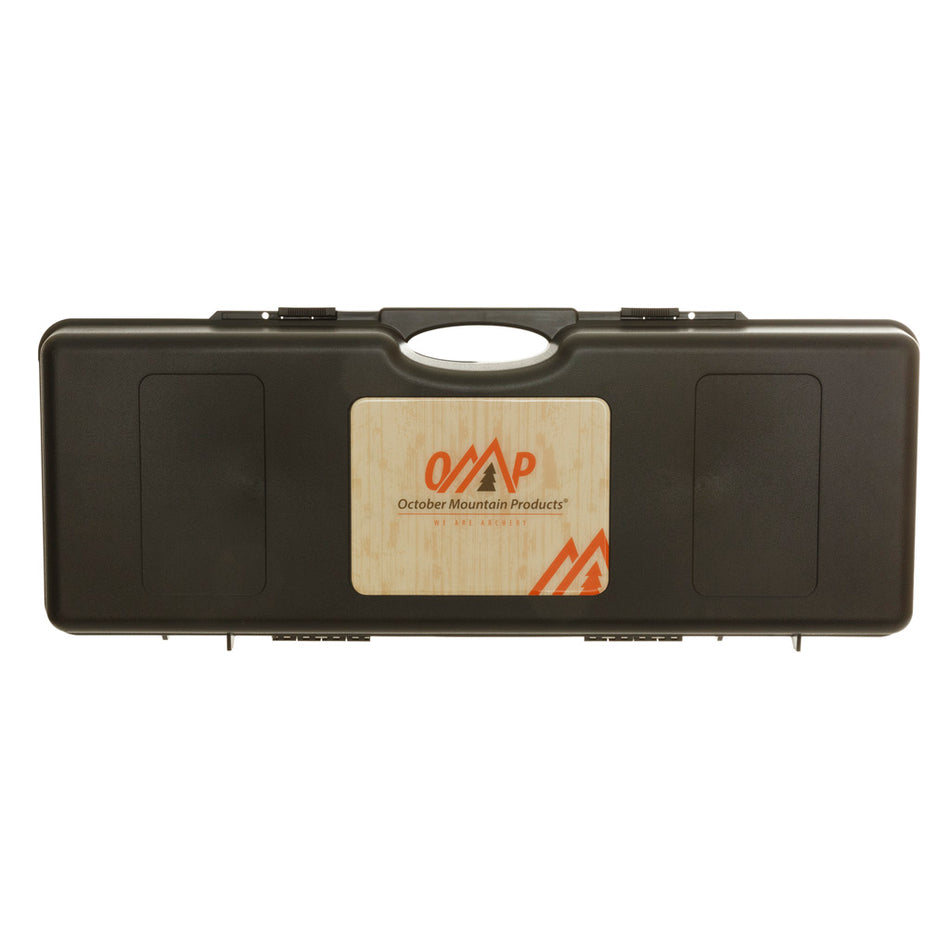 October Mountain Take-Down Recurve Hard Bow Case with Arrow Slots Black