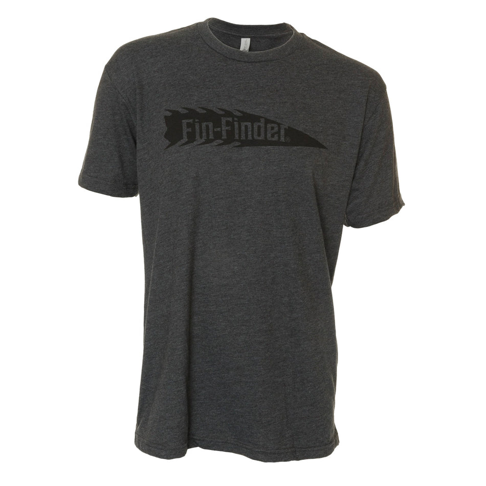 Fin Finder The Barb Charcoal Large T-Shirt