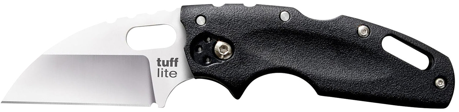 Cold Steel Tuff-Lite 20LT Folding Knife 2.50" Plain Sheepsfoot AUS-8A Stainless Blade, Black Griv-Ex Handle