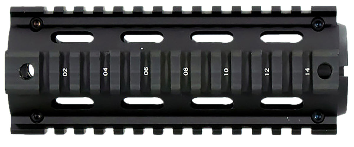 Aim Sports M4 6" Carbine Style Drop-In Quad Picatinny Rail Handguard Black Anodized
