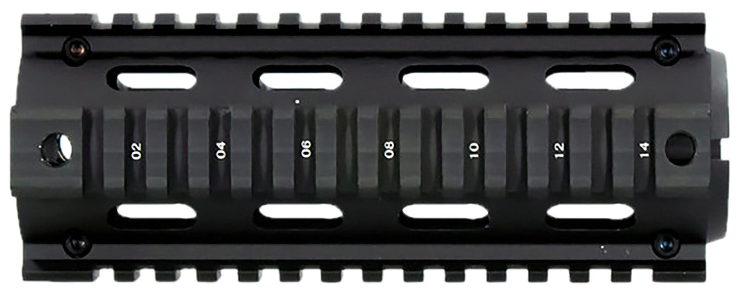 Aim Sports M4 6" Carbine Style Drop-In Quad Picatinny Rail Handguard Black Anodized