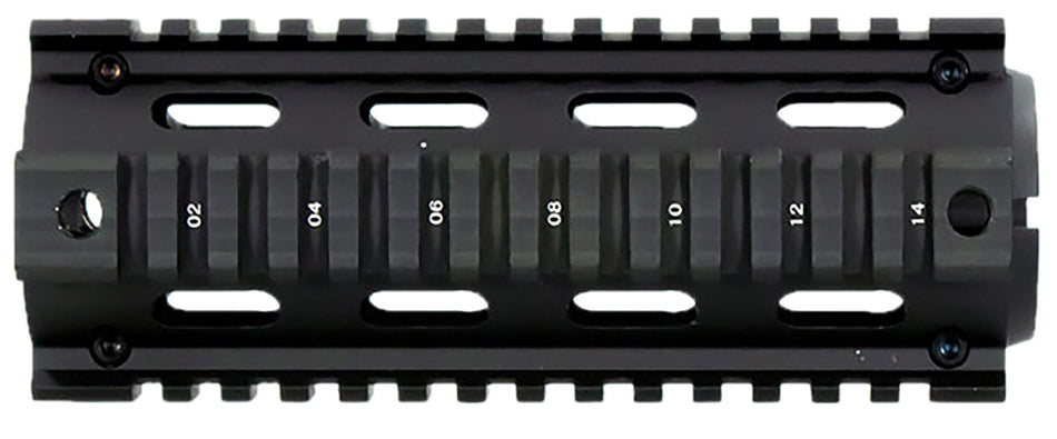 Aim Sports M4 6" Carbine Style Drop-In Quad Picatinny Rail Handguard Black Anodized