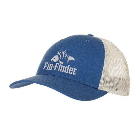 Fin Finder Adjustable Logo Hat Heathered Royal/Light Grey