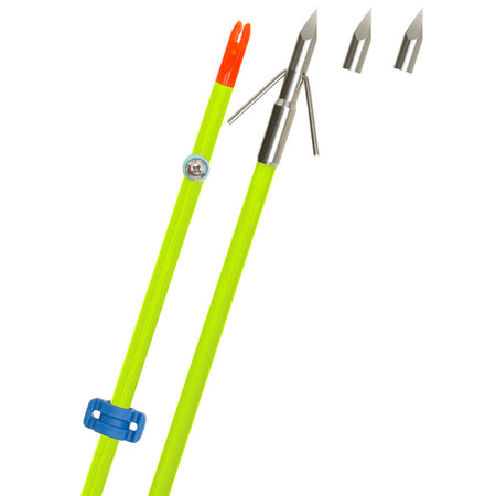 Fin Finder Raider Pro Riptide Point Bowfishing Arrow Flo Green