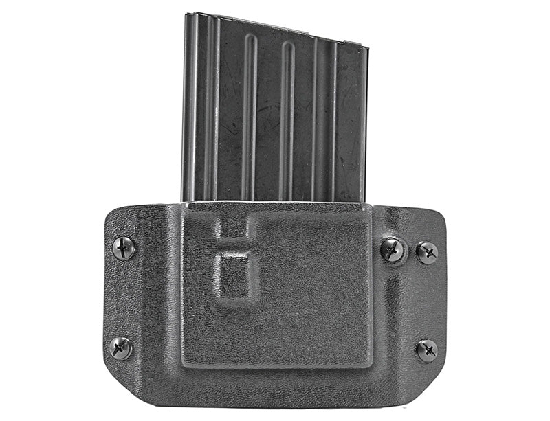 Mission First Tactical Single AR10 Mag Pouch - Matte Black Finish