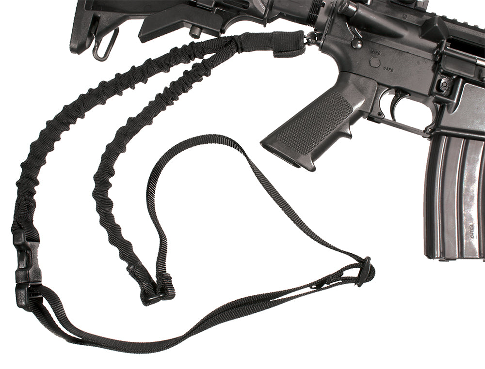 Blackhawk Storm Single Point Black Nylon Rifle Sling 1.25" Wide with Bungee